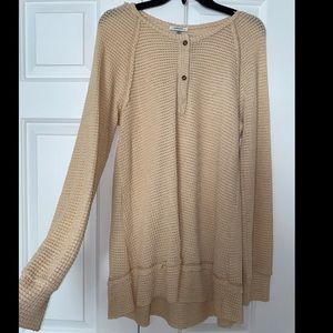 NWOT Waffle Knit Boutique Tunic